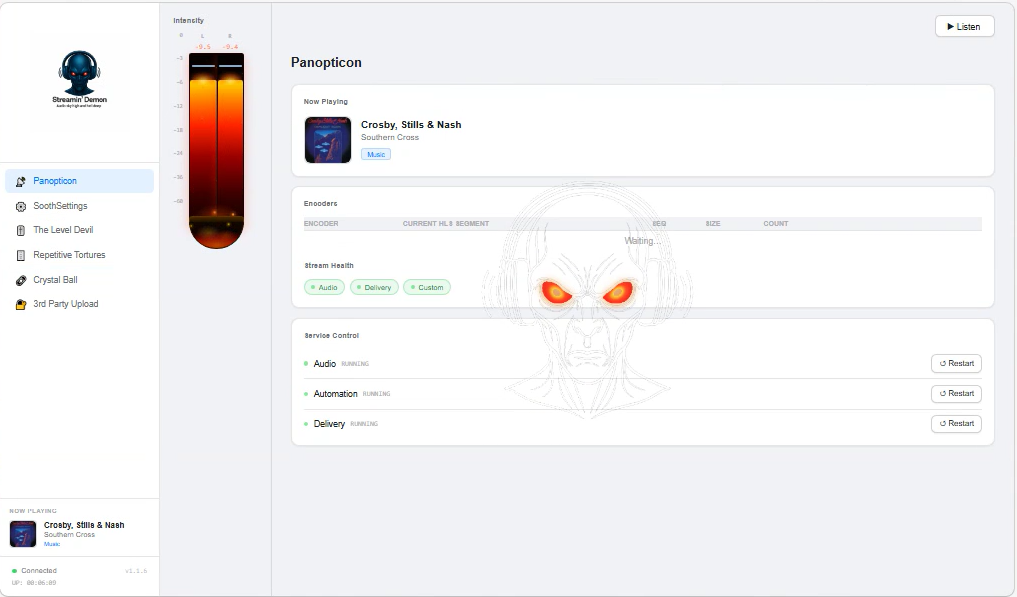 Panopticon dashboard